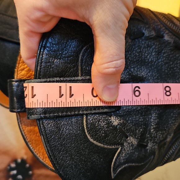 Dan Post | "Sidewinder" Black Western Boots | Sz 8.5| Festival, Boho, Southwest - Picture 8 of 9